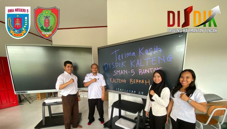 Terima Kasih Dinas Pendidikan Provinsi Kalimantan Tengah (Papan Tulis Interaktif)