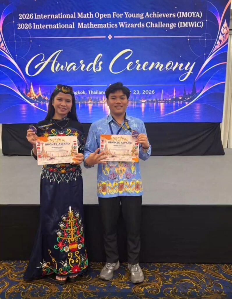 Dua Siswa SMAN 4 Palangka Raya Raih Medali Brown dalam Ajang IMOYA 2026 di Bangkok, Thailand